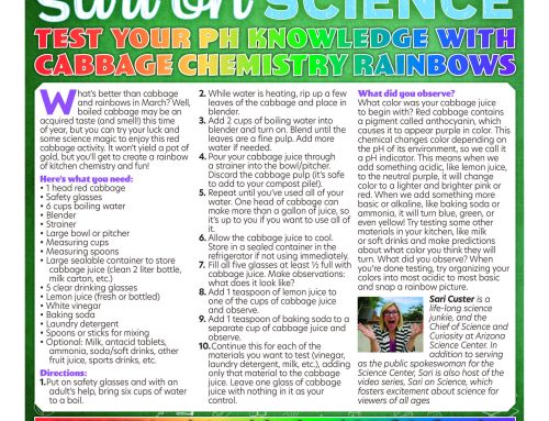 Test your PH Knowledge with Cabbage Chemistry Rainbows