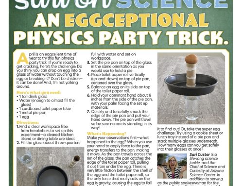 Sari on Science: An Eggceptional Physics Party Trick
