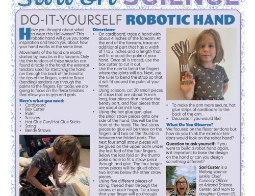 Sari on Science: Do-It-Yourself Robotic Hand