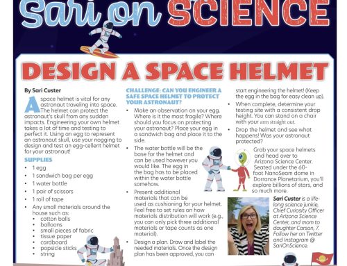 Sari on Science: Design a Space Helmet