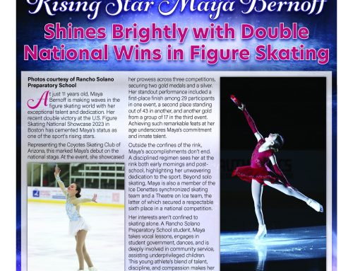 Rising Star Maya Bernoff Shines Bright with Double National Wins in Figure Skating