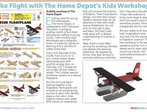 Take Flight with The Home Depot’s Kids Workshops