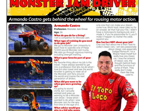 Monster Jam Driver: Armando Castro Gets Behind the Wheel for Rousing Motor Action