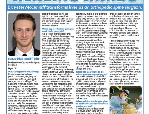 Healing Hands: Dr. Peter McCunniff Transforms Lives as an Orthopedic Spine Surgeon