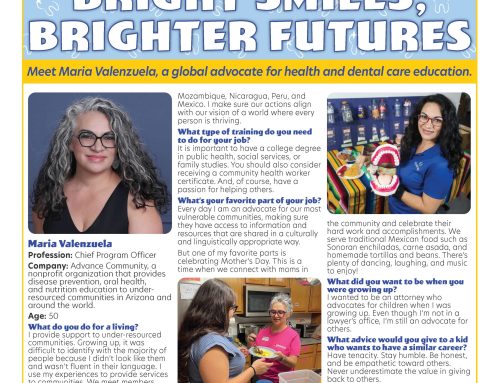 Bright Smiles, Brighter Futures: Maria Valenzuela, a global advocate for health and dental care education.
