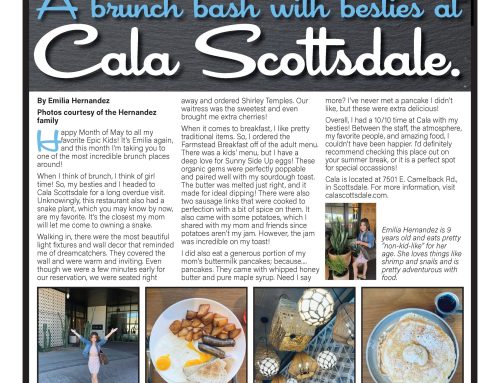 Emilia’s Epic Eats: A brunch bash with besties at Cala Scottsdale