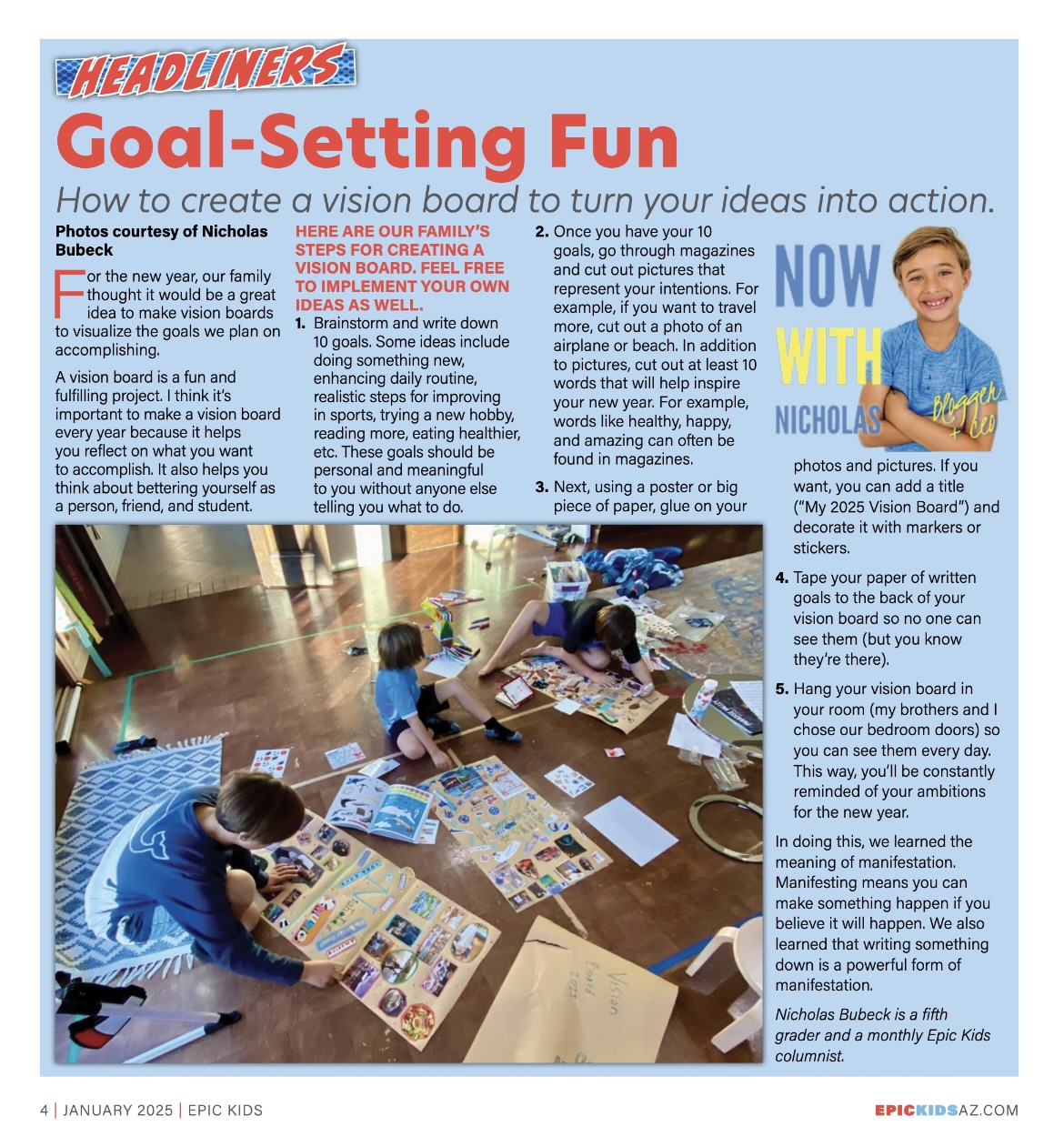 Goal-Setting Fun: How to create a vision board to turn your ideas into ...